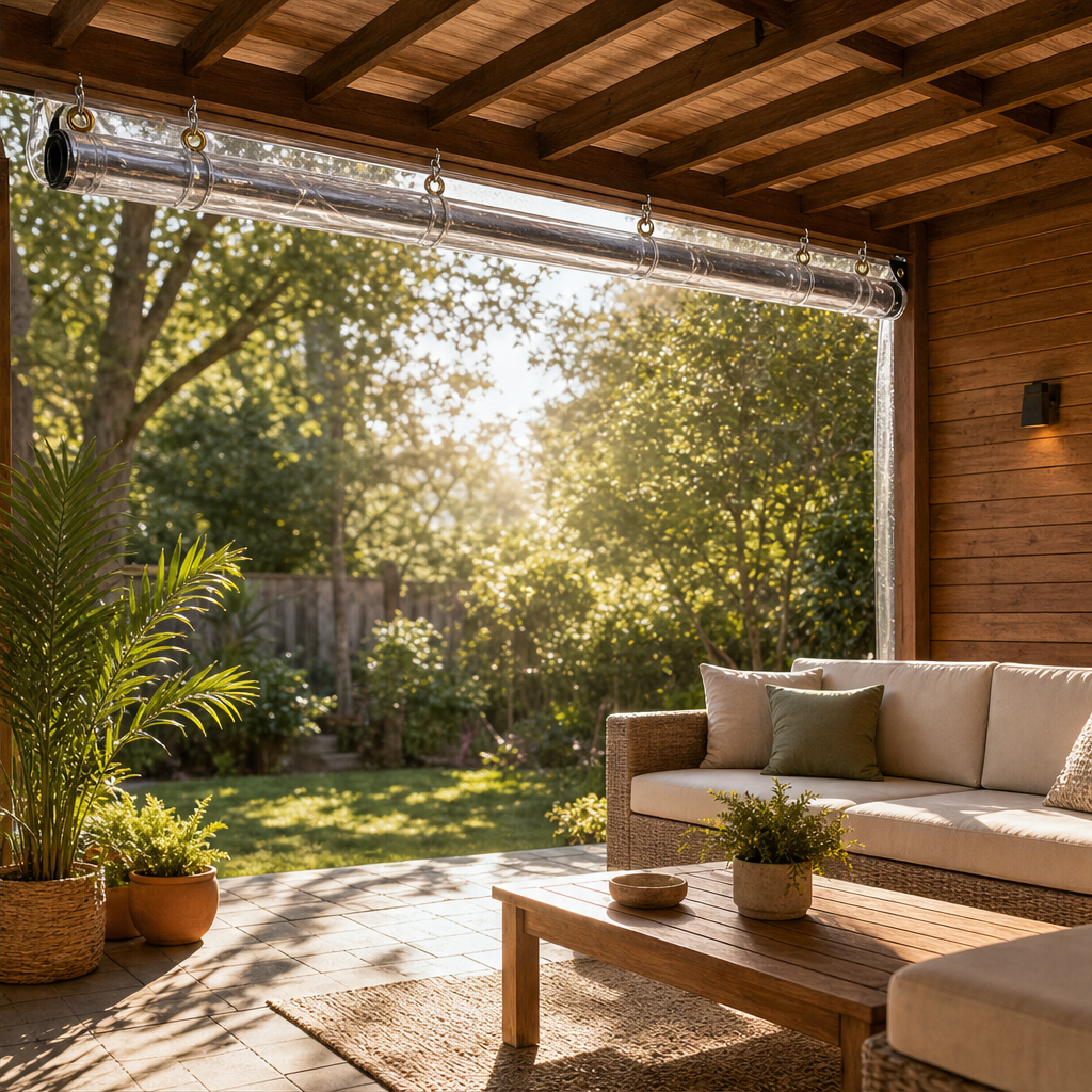 Clearguard – Heavy-Duty 14 Mil Clear PVC Weatherproof Tarp + 50% OFF lifestyle