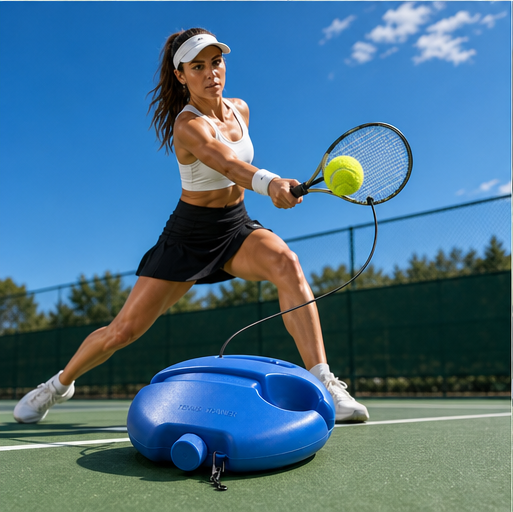 Rallywick – Solo Rebound Tennis Trainer with Cord Balls & Mesh Bag + 50% OFF lifestyle