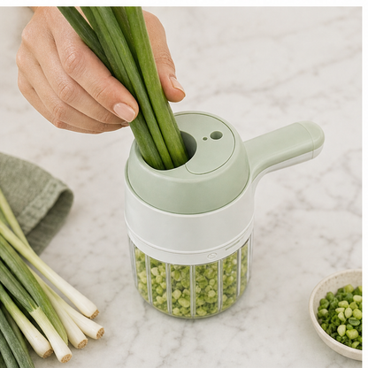 MinceWell – 4-in-1 Cordless Pull-Cord Vegetable Chopper Set + 50% OFF lifestyle