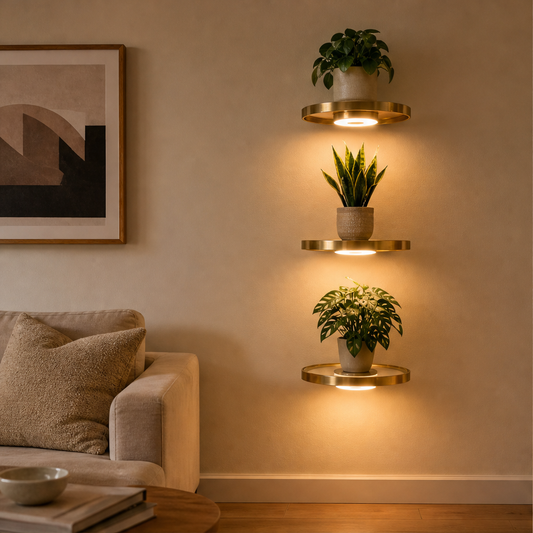 Haloshelf – Floating LED Display Shelf with Built-In Ambient Glow + 50% OFF lifestyle