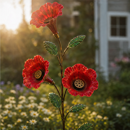 Larkspur & Wren – Hand-Painted Hummingbird Feeder Garden Stake + 50% OFF lifestyle