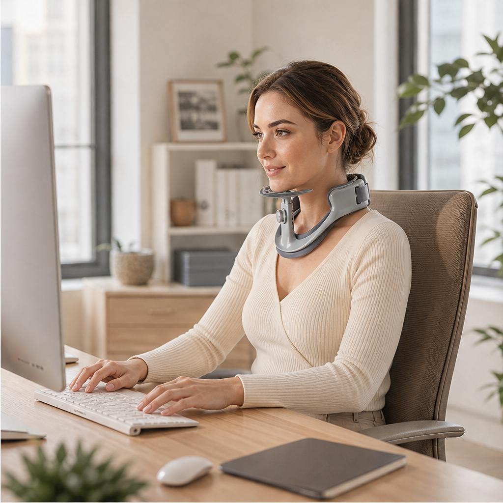 Uprighta – Adjustable 4-Way Neck & Posture Support Brace + 50% OFF lifestyle