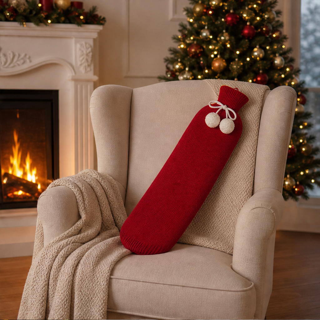 Cozybrae – Extra-Long Knit-Cover Hot Water Bottle for Aches & Cold Nights + 50% OFF lifestyle