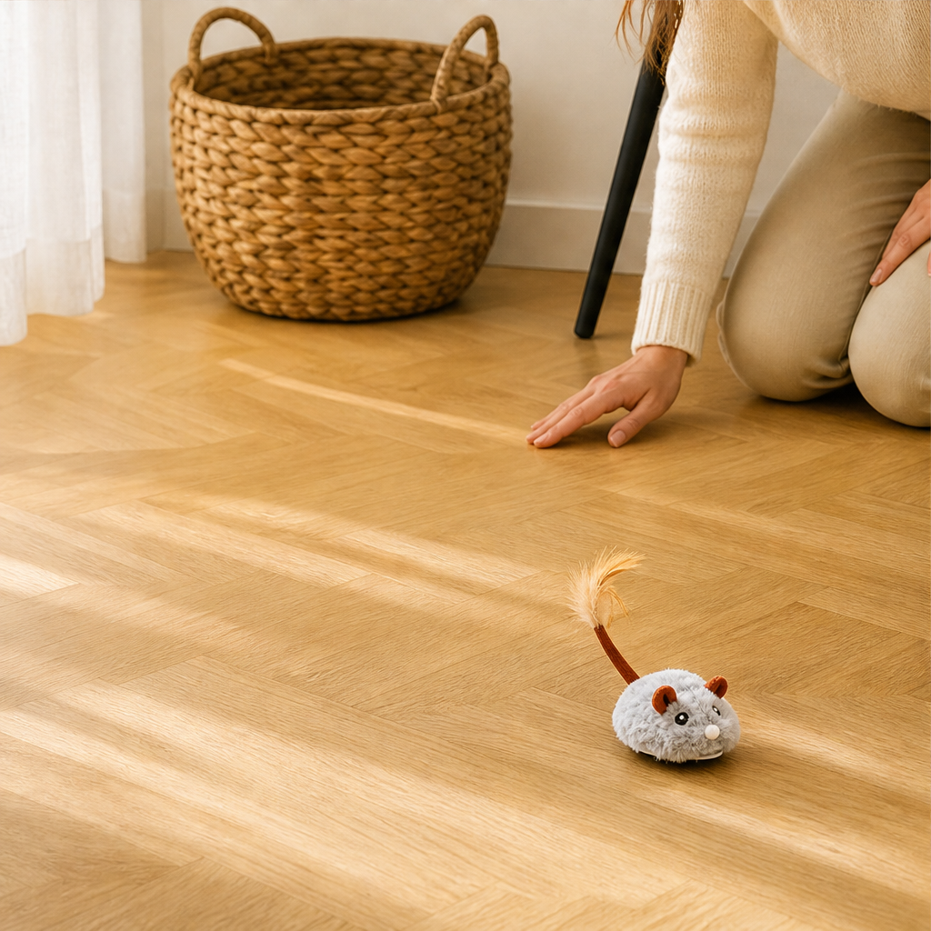 Whiskerdash – Auto-Roaming Sensor Mouse Interactive Cat Toy + 50% OFF lifestyle