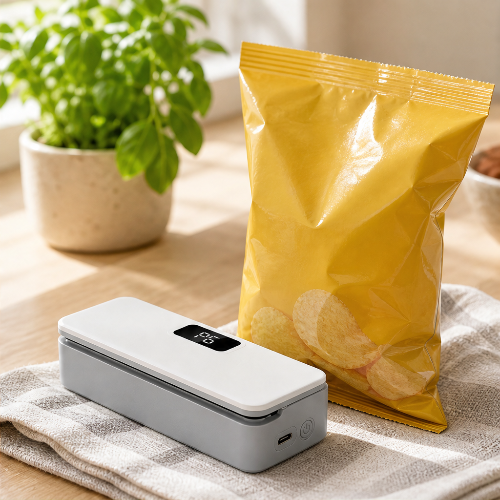 Seelio – Rechargeable Heat Seal Tool with Built-In Cutter + 50% OFF lifestyle