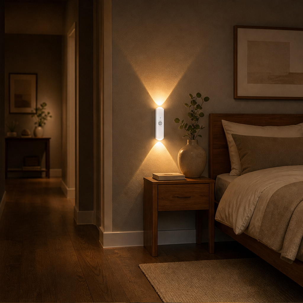 Glowarc – Dual-Beam Motion Sensor Wall Light, No Wires, Rechargeable + 50% OFF lifestyle