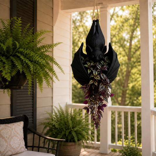 Duskwing – Bat-Shaped Hand-Finished Resin Hanging Plant Pot + 50% OFF lifestyle