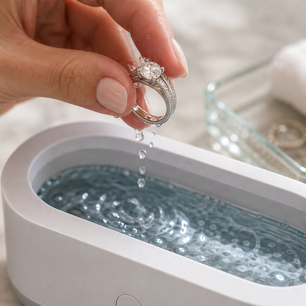 SparkleWave – 3-Minute Ultrasonic Deep Cleaner for Glasses & Jewelry + 50% OFF lifestyle