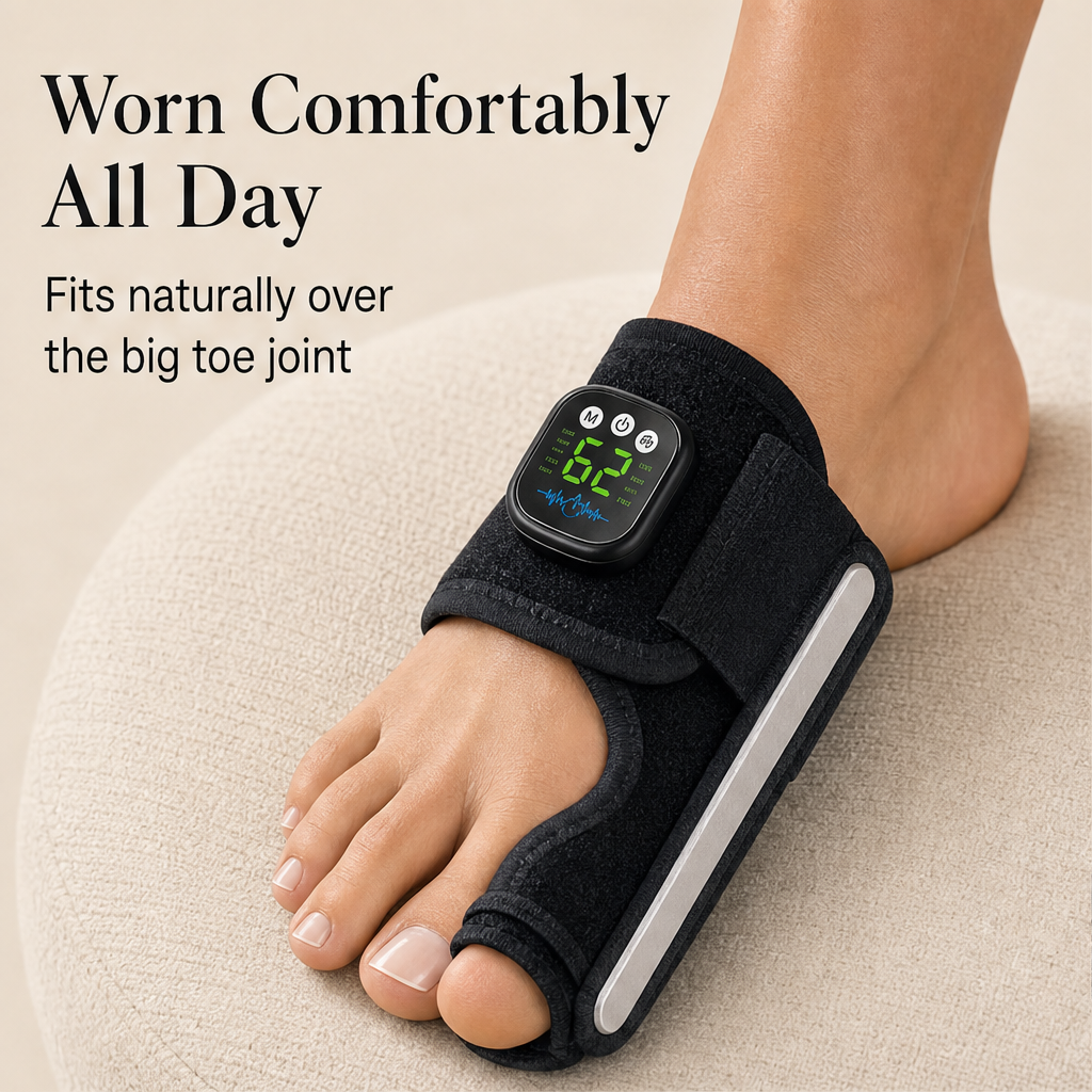 Flexara – EMS Microcurrent Bunion Splint for All-Day Toe Pain Relief + 50% OFF detail