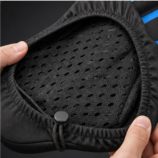 Padglide – Shock-Absorbing Gel Bike Saddle Cover lifestyle
