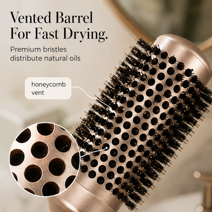 Aurenne – Vented Round Brush for Volume, Shine & Fast Blowouts + 50% OFF features