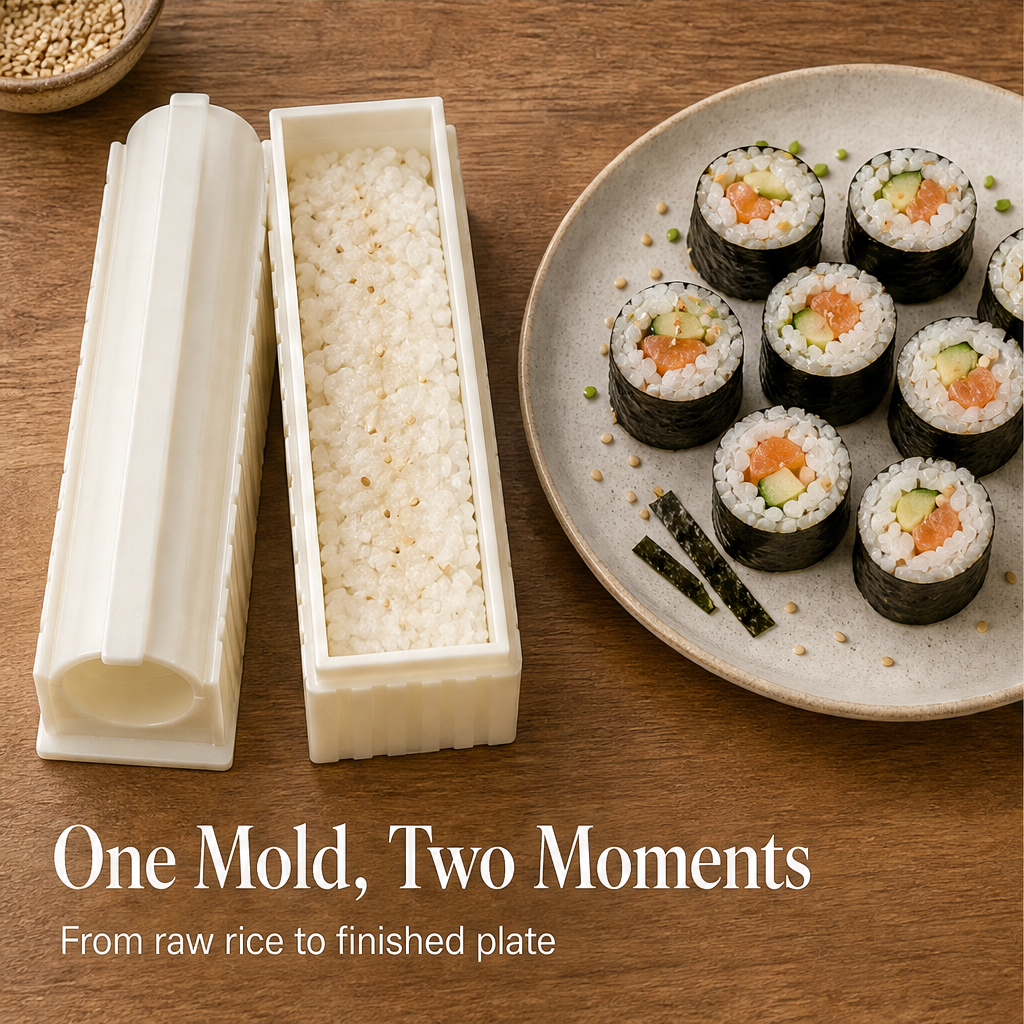 Rollcraft – One-Press Sushi Mold for Perfect Homemade Rolls + 50% OFF detail