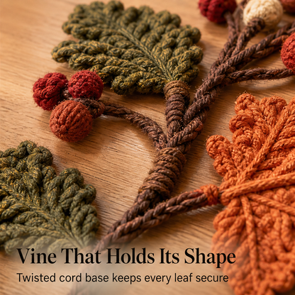Maplecrest – Hand-Crocheted Leaf Table Runner That Never Wilts + 50% OFF detail