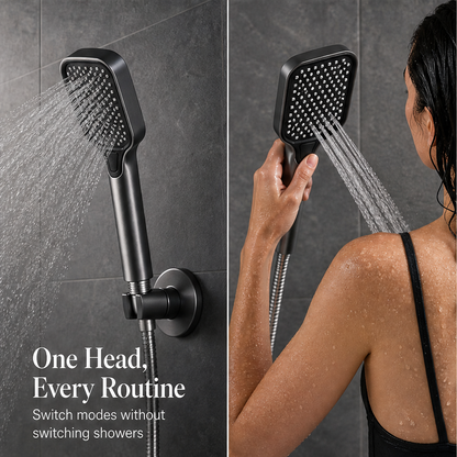 Rainhold – 4-Mode High-Pressure Shower Head with Anti-Clog Nozzles + 50% OFF detail