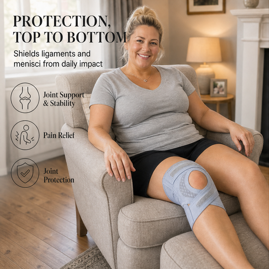 Corestride – Adjustable Open-Patella Knee Support Brace + 50% OFF features