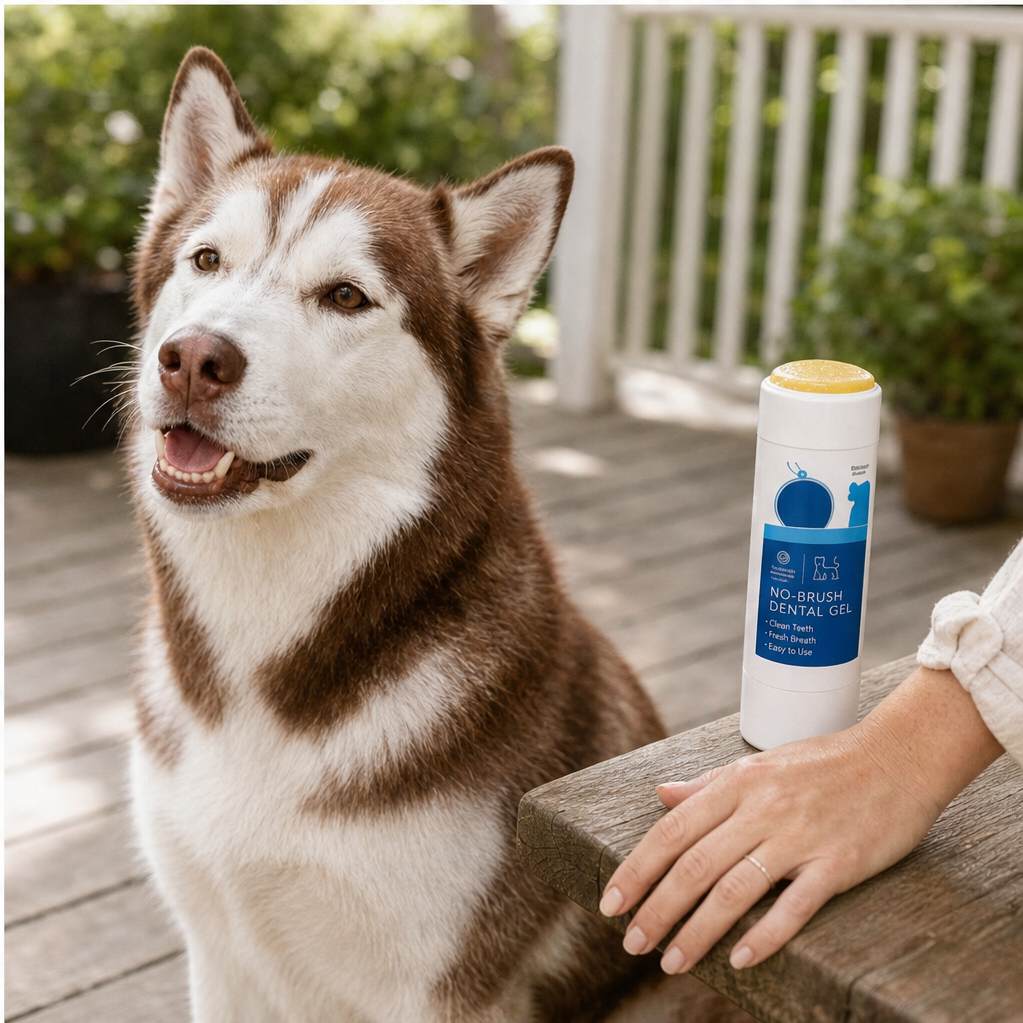 Chompwell – Brush-Free Chicken Flavor Dog Dental Gel + 50% OFF lifestyle