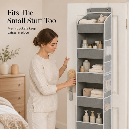 TidyTiers – 5-Tier Space-Saving Hanging Closet Organizer + 50% OFF features