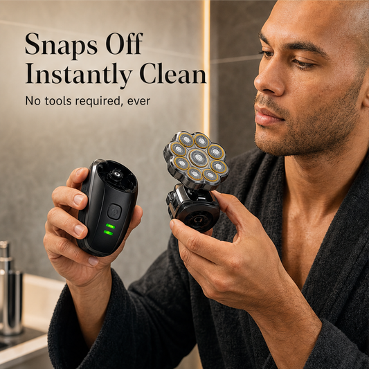Contourix – 360° Floating Head Washable Shaving Kit for Men + 50% OFF features