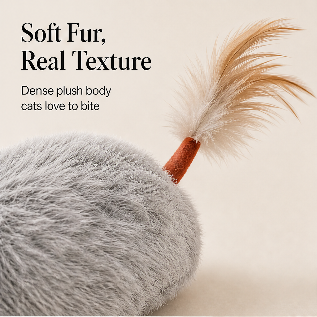 Whiskerdash – Auto-Roaming Sensor Mouse Interactive Cat Toy + 50% OFF detail