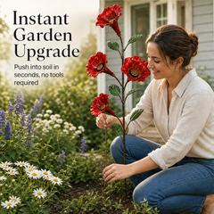 Larkspur & Wren – Hand-Painted Hummingbird Feeder Garden Stake + 50% OFF