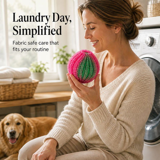 Shedlace – Pet Hair Trapping Reusable Laundry Balls + 1+1 FREE features