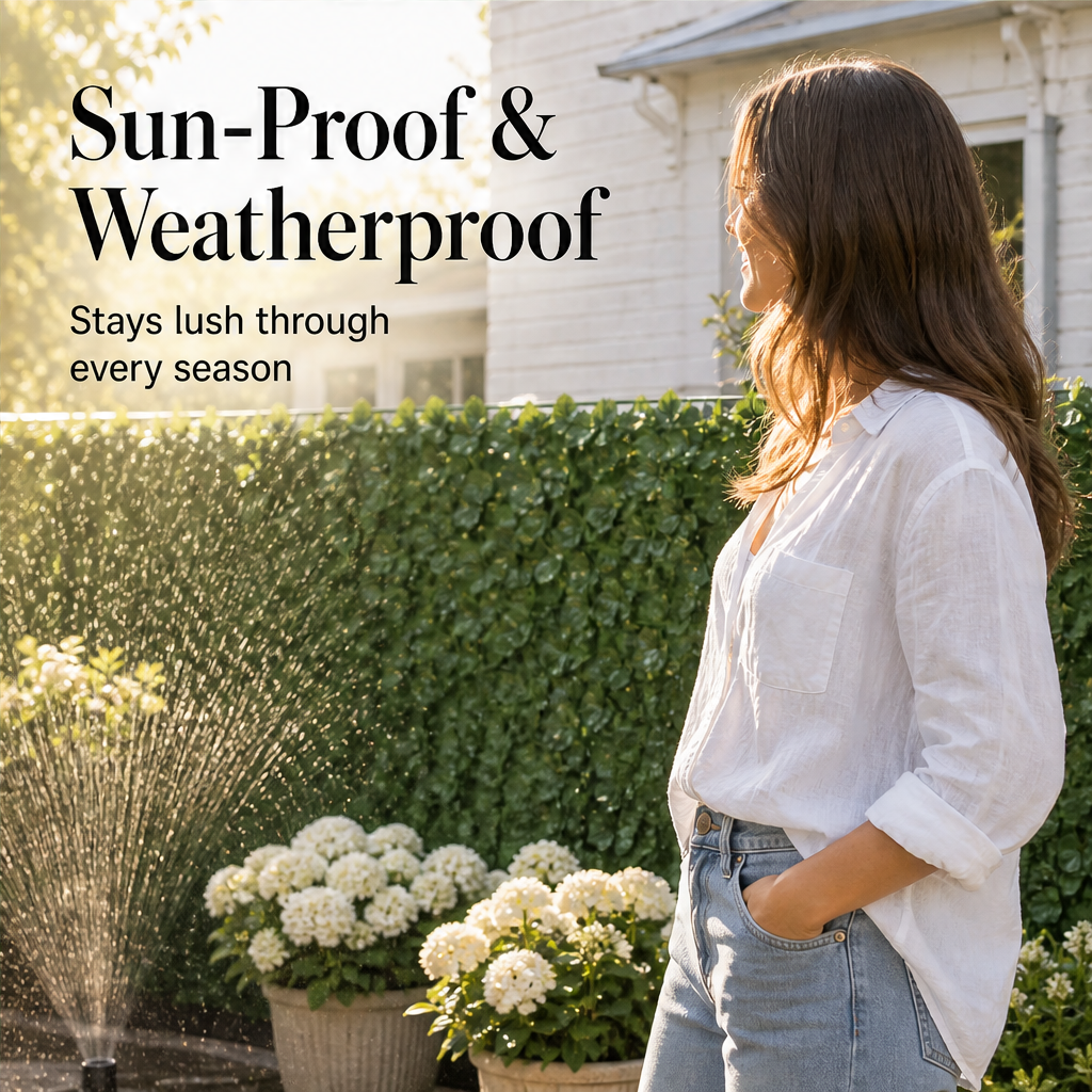 Verdalia – UV-Resistant Faux Ivy Privacy Fence Screen + 50% OFF features