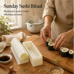 Rollcraft – One-Press Sushi Mold for Perfect Homemade Rolls + 50% OFF