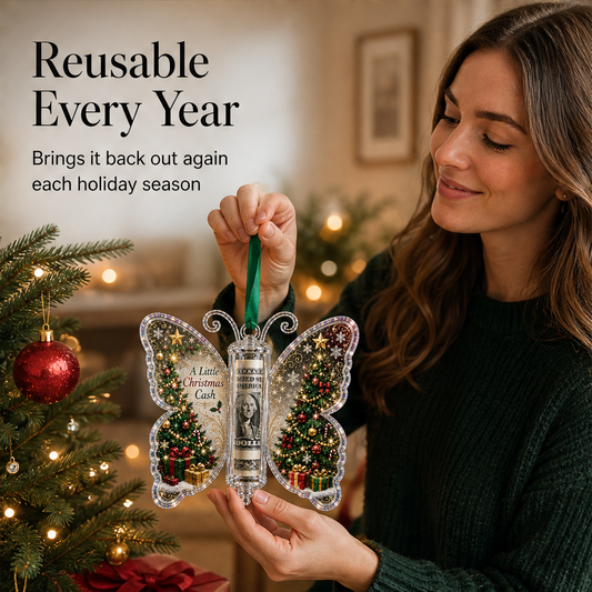 Cashwing – Butterfly Money Holder Christmas Tree Ornament + 1+1 FREE features