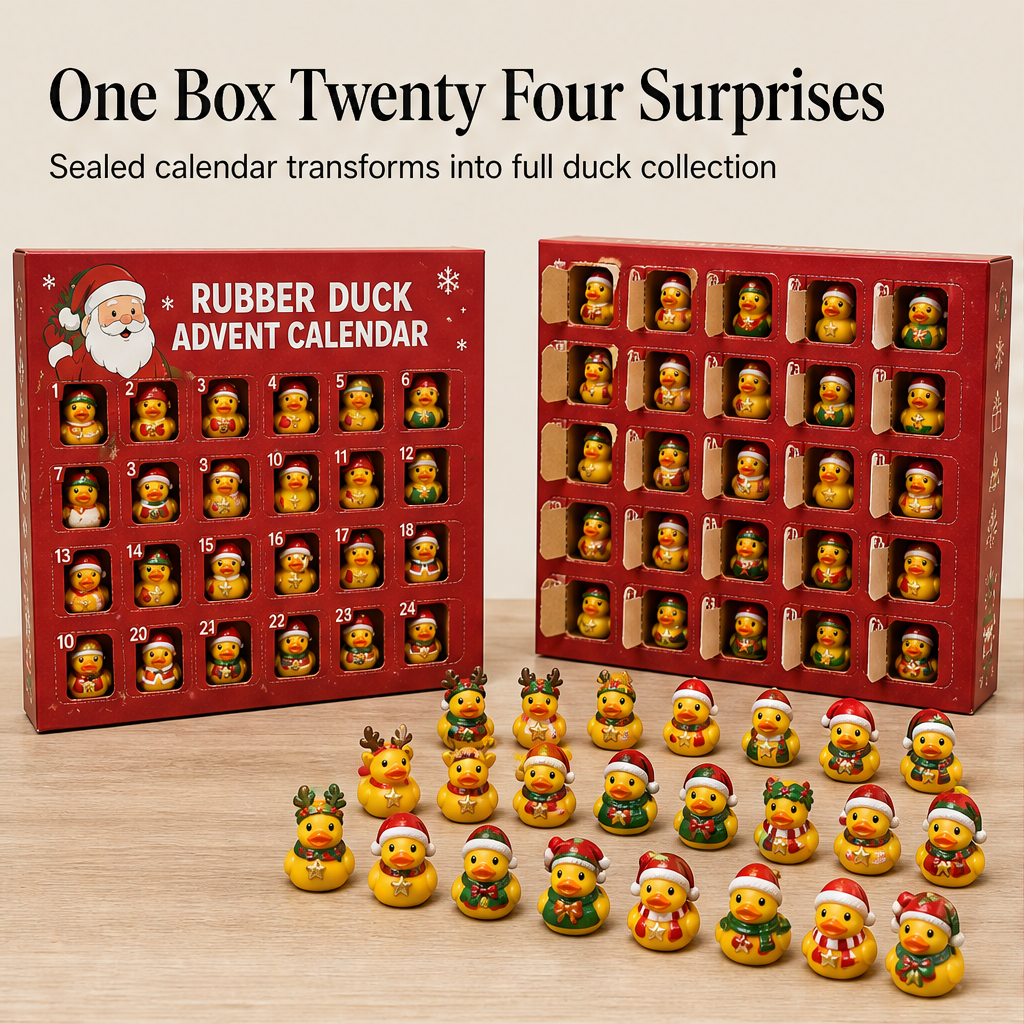 Quackventure – 24-Door Rubber Duck Christmas Advent Calendar + 50% OFF detail
