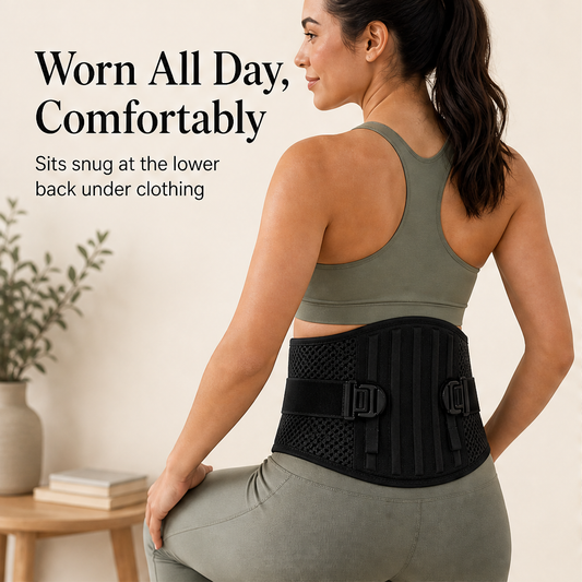 Vertaback – Adjustable Dual-Buckle Lower Back Support Belt + 50% OFF detail