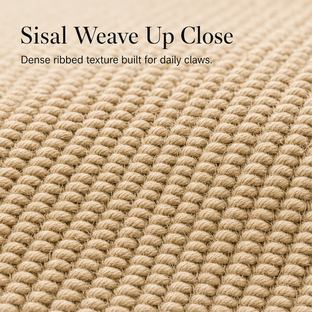 Scratchnook – Sisal Scratcher Bed with Built-In Toy Ball + 50% OFF detail