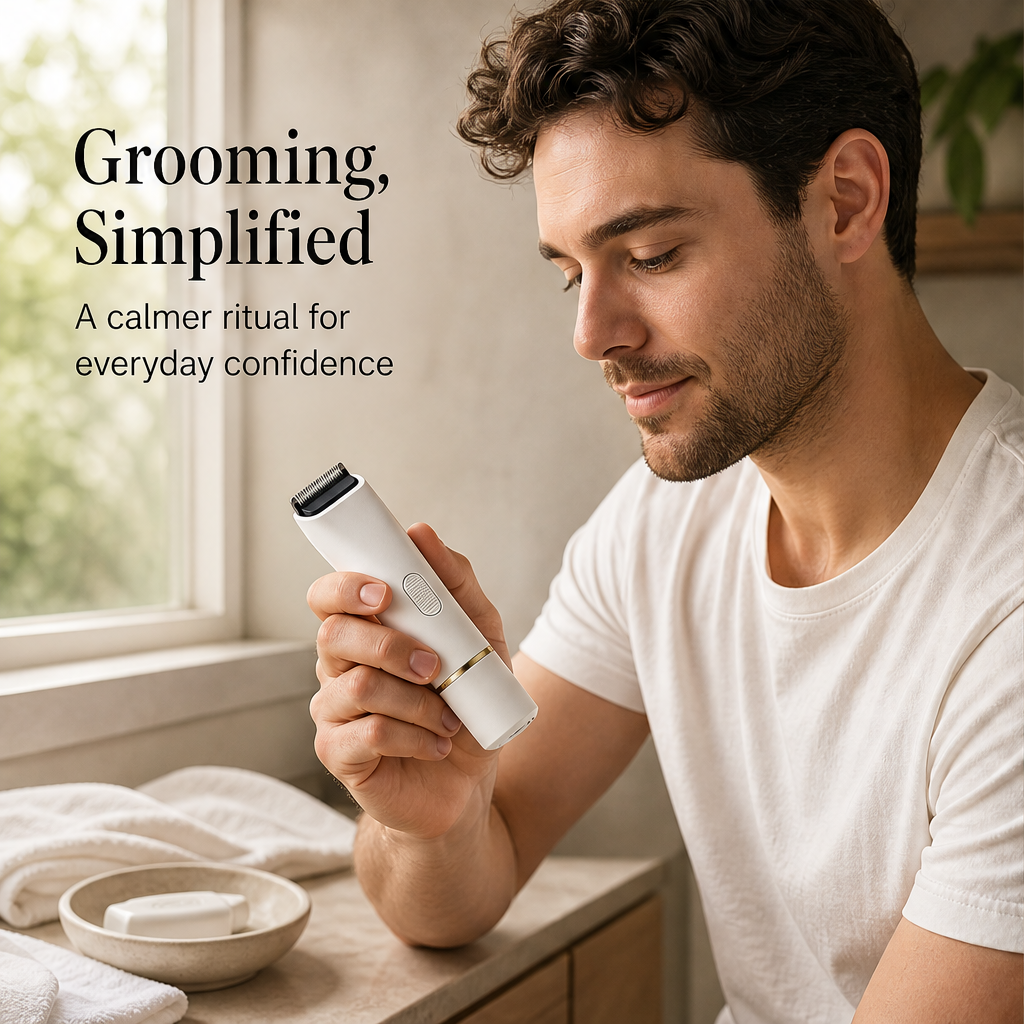 Purelume – Ceramic Blade 3-in-1 Beard, Nose & Body Trimmer + 50% OFF features