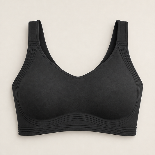 Jellisse – Wirefree Full Coverage 10-Pack Comfort Bras + 1+1 FREE Black