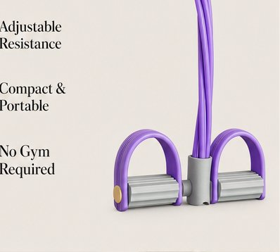 Corepull – 8-Tube Adjustable Resistance Pedal Trainer + 50% OFF features