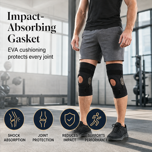 Hinglok – Steel-Hinged Adjustable Knee Brace for Sport and Recovery + 50% OFF features