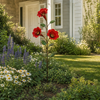 Larkspur & Wren – Hand-Painted Hummingbird Feeder Garden Stake + 50% OFF lifestyle