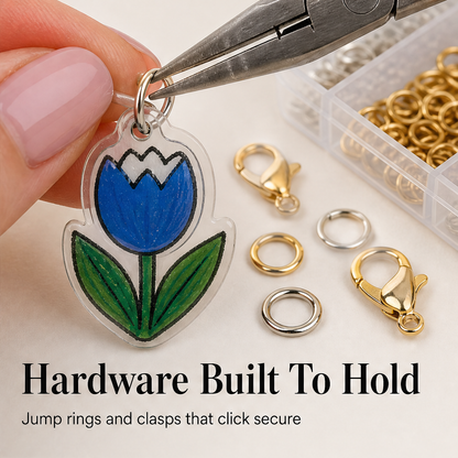 Bloomcraft Studio – Color, Bake & Shrink Charm Making Craft Kit + 50% OFF detail
