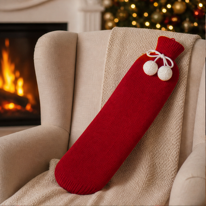 Cozybrae – Extra-Long Knit-Cover Hot Water Bottle for Aches & Cold Nights + 50% OFF lifestyle