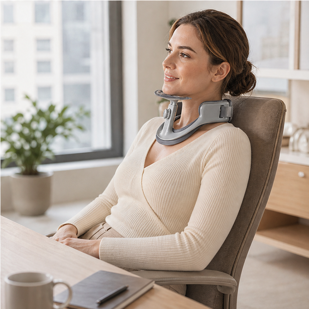 Uprighta – Adjustable 4-Way Neck & Posture Support Brace + 50% OFF lifestyle