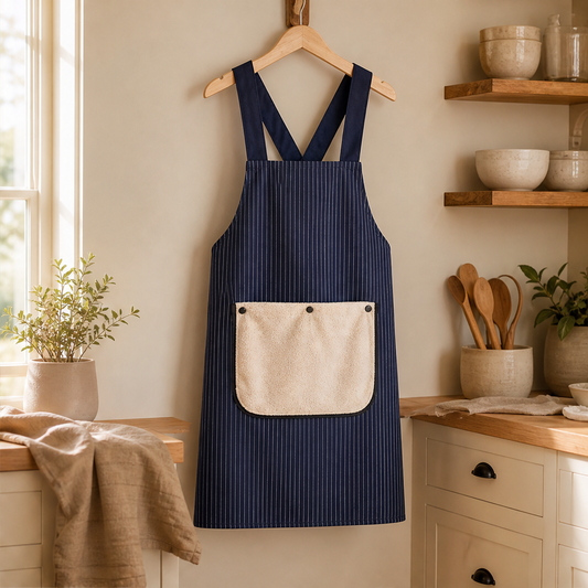 Hearthwick – Cross-Back Apron with Pockets and Built-In Towel + 50% OFF lifestyle