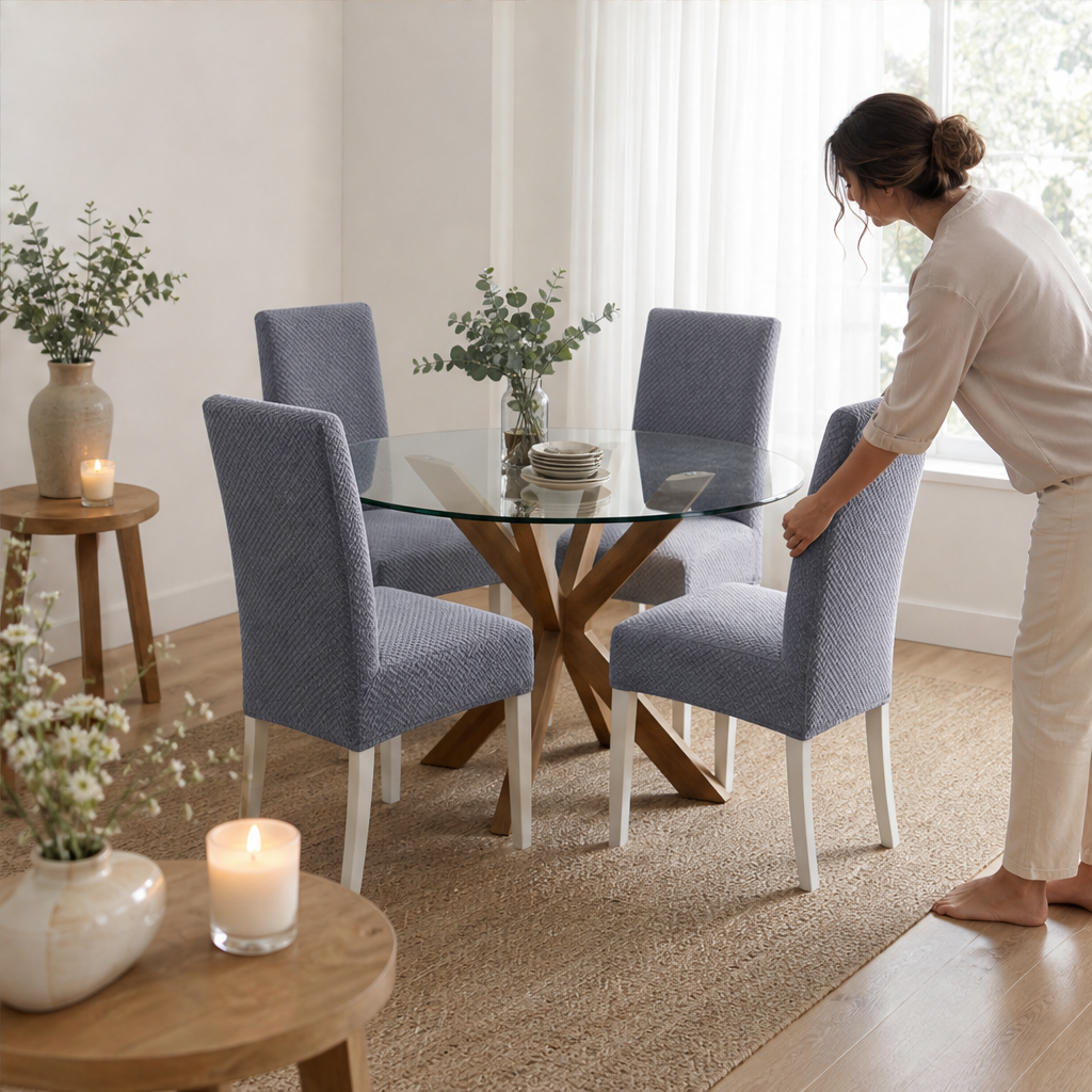 Seatwick – Waterproof Stretch-Fit Dining Chair Covers + 50% OFF lifestyle
