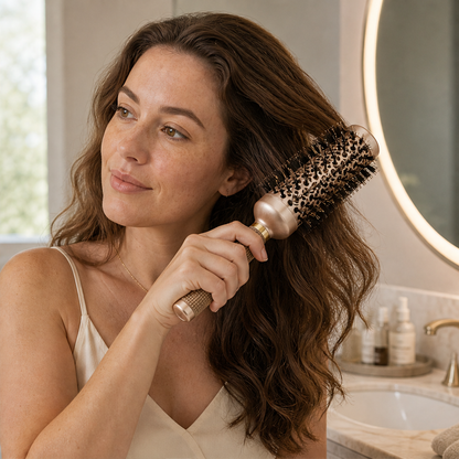 Aurenne – Vented Round Brush for Volume, Shine & Fast Blowouts + 50% OFF lifestyle