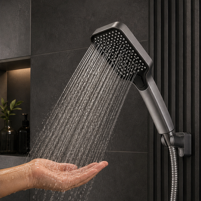 Rainhold – 4-Mode High-Pressure Shower Head with Anti-Clog Nozzles + 50% OFF lifestyle