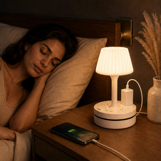 Litewick – Bedside Lamp with AC Outlets & USB Charging Base + 50% OFF lifestyle