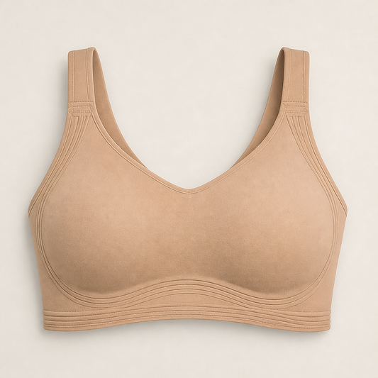 Jellisse – Wirefree Full Coverage 10-Pack Comfort Bras + 1+1 FREE Nude