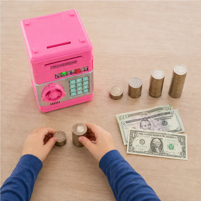 SaverVault – Password-Protected Mini ATM Piggy Bank for Kids + 50% OFF lifestyle