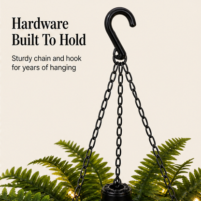 Fernglow – Lit Boston Fern, No Watering Hanging Plant + 50% OFF detail