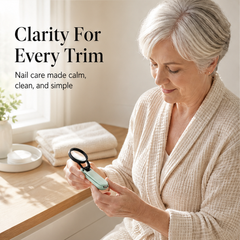 ClipLens – Magnifier Nail Clippers with Splash-Proof Catch Box + 1+1 FREE