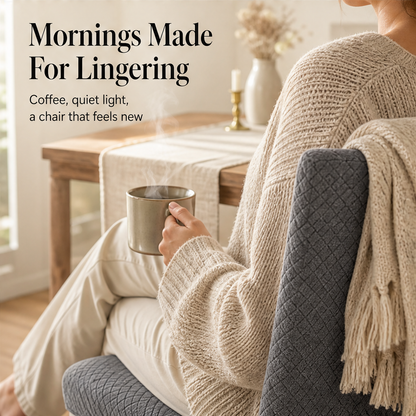 Seatwick – Waterproof Stretch-Fit Dining Chair Covers + 50% OFF features