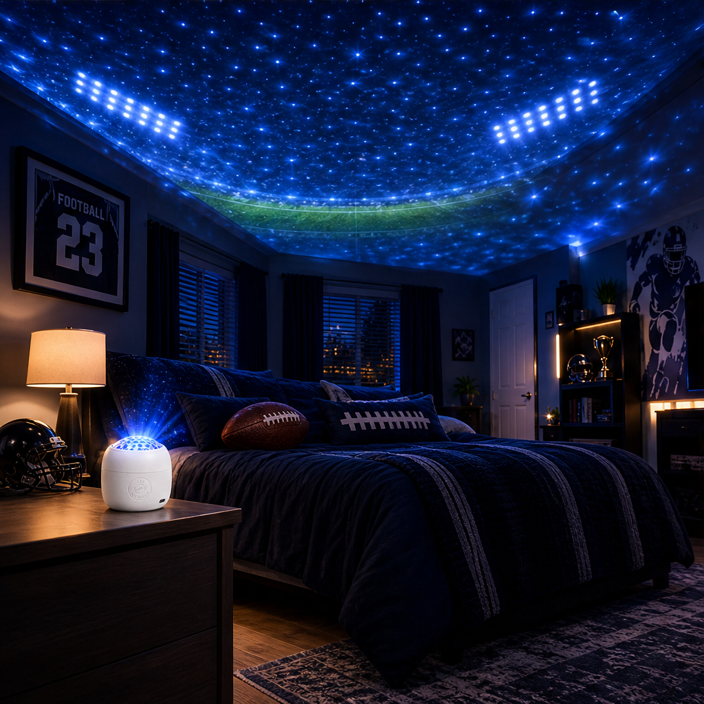 MultiGlow – 6-Scene Stadium Projector for Instant Game Night + 50% OFF lifestyle